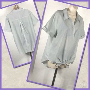 A.N.A WAIST TIE BLOUSE